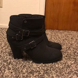 Justfab Black Yarah Boots